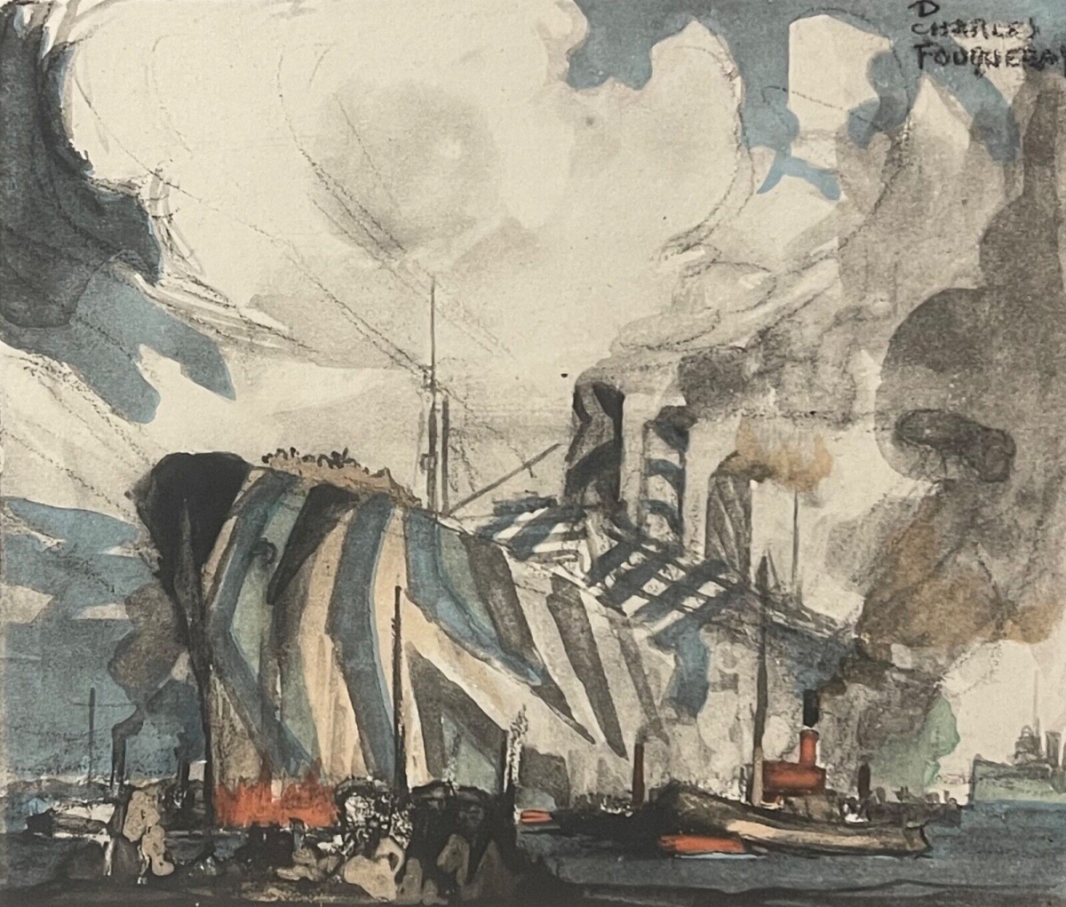 allemagne_paquebot_vaterland_ss_leviathan_1917_capture_etats-unis_aquatinte_1920