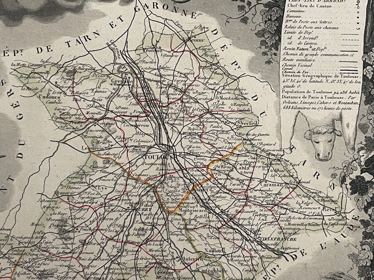haute_garonne_departement_carte_de_1850_france_languedoc_gascogne_occitanie