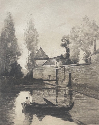 corot_le_manoir_de_beaune-la-rolande_graveur_lopisgish_pointe_seche_de_1910