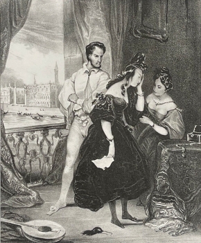 le_retour_du_bal_apres_tony_johannot_lithographie_originale_de_1831_france_danse