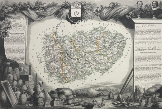 meurthe_departement_carte_originale_de_1850_france