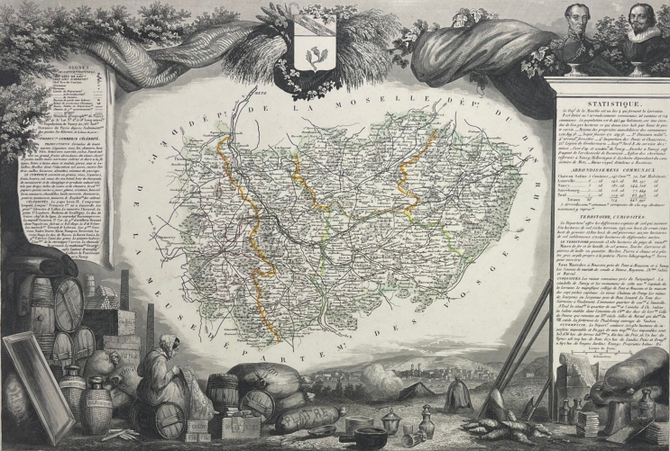 meurthe_departement_carte_originale_de_1850_france