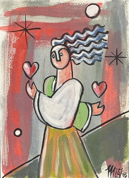 art_naif_brut_outsider_amour_gouache_signee