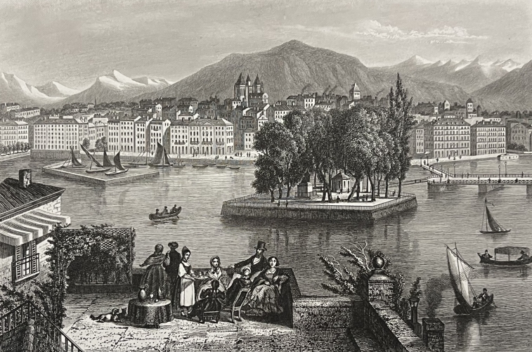 geneve_suisse_l???ile_rousseau_ou_??le_aux_barques_j__schroeder_1834