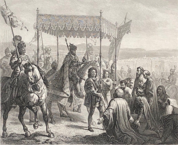 entree_de_charles_viii_a_naples_le_12_mai_1495_gravure_vers_1850_napoli_italia