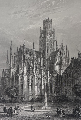 rouen_abbatiale_saint-ouen_seine-maritime_gravure_par_rouargue_1838_france