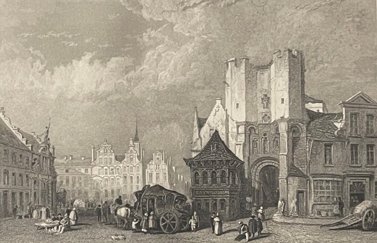 gand_belgique_gravure_dapres_clarkson_stanfield_et_lewis_1833
