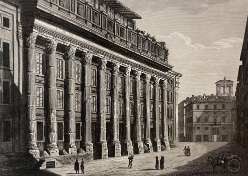 rome_temple_marc_aurele_antonin_1828_par_pietro_parboni__italie