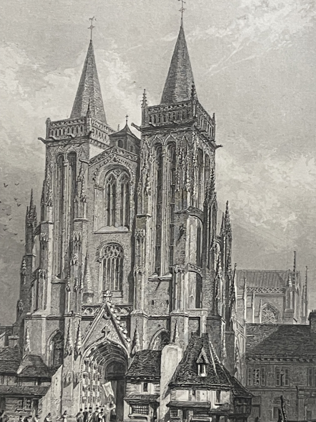 quimper_cathedrale_bretagne_gravure_par_rouargue_1838_france