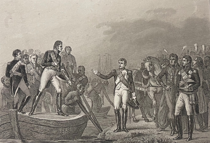 napoleon_ier_et_tsar_alexandre_ier_russie_paix_tilsitt_1807_serengeli_c1840