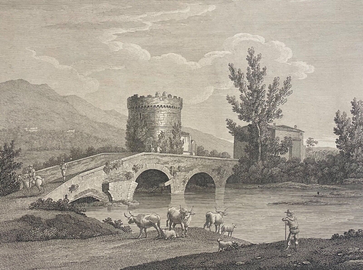 rome_pont_lucano_et_le_mausolee_de_plautii_par_pietro_parboni_italie