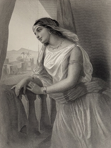 michal_fille_du_roi_saül_epouse_du_roi_david_par_g_staal_1814-1882_israel_1847