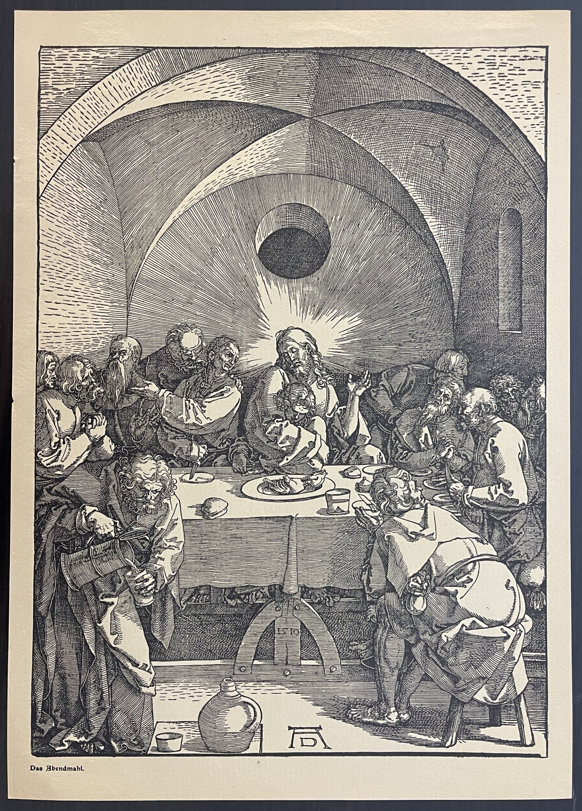 albrecht_durer_1471-1528_la_cene_dernier_repas_christ_bois_grave_c_1900_passion