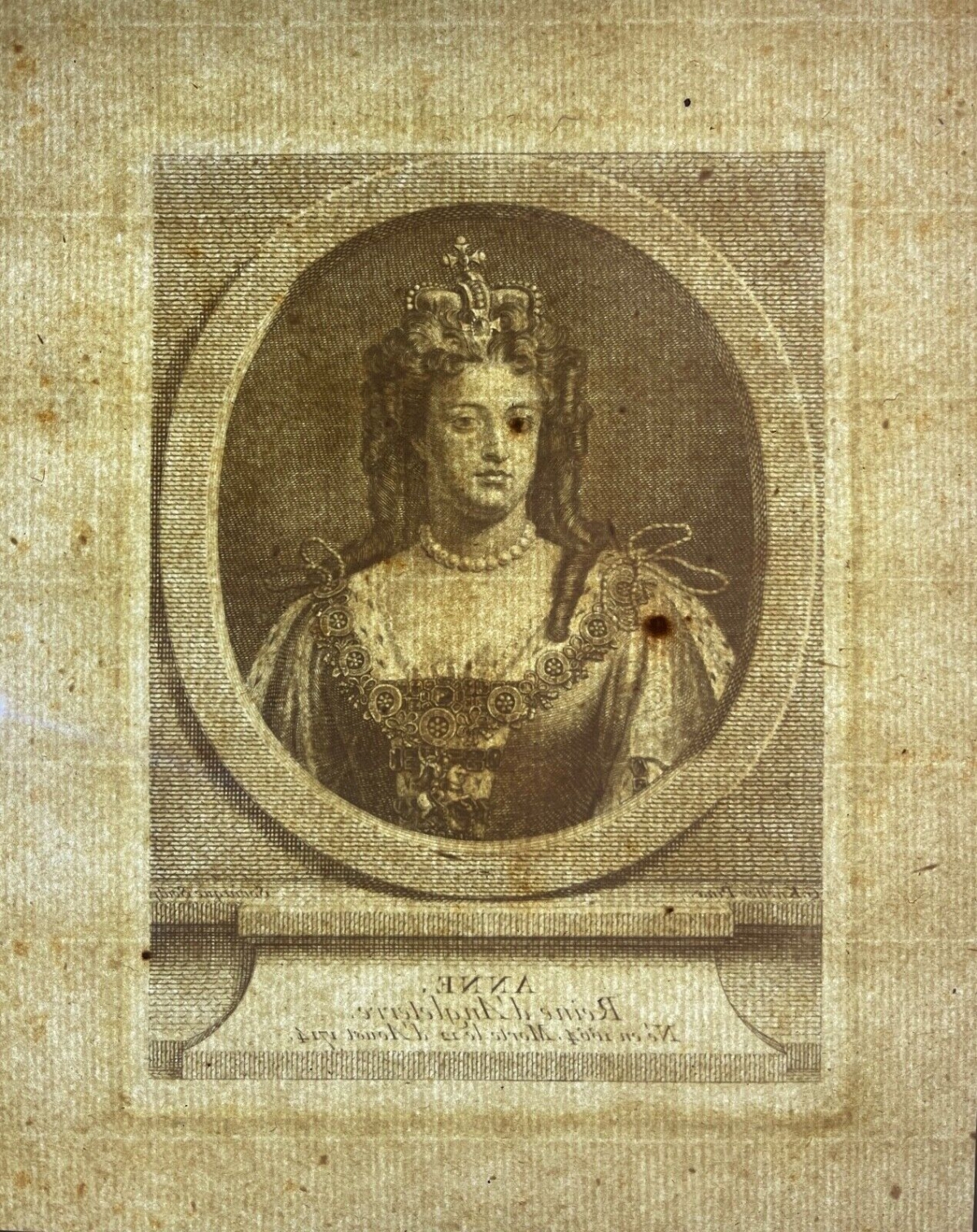 anne_reine_dangleterre_ecosse_et_irlande_1665-1714_stuart_gravure_1750