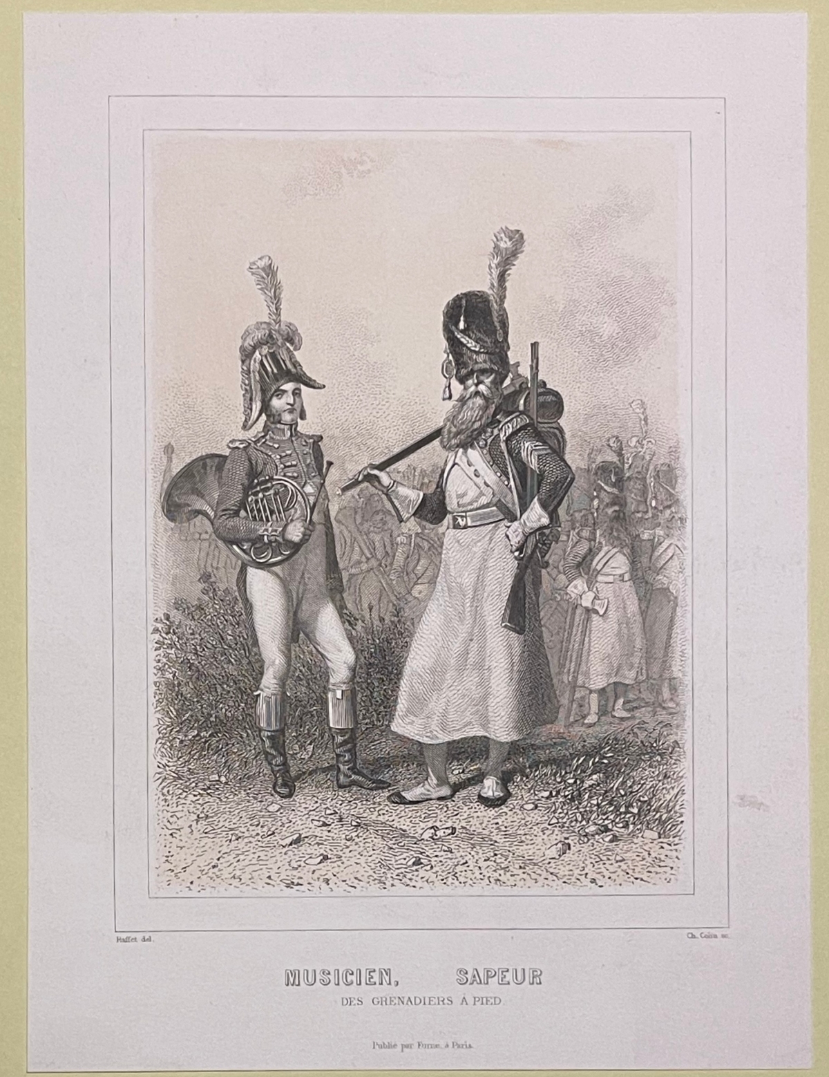 musicien_sapeur_grenadier_de_la_garde_imperiale_1er_empire_napoleon_gravure_1840