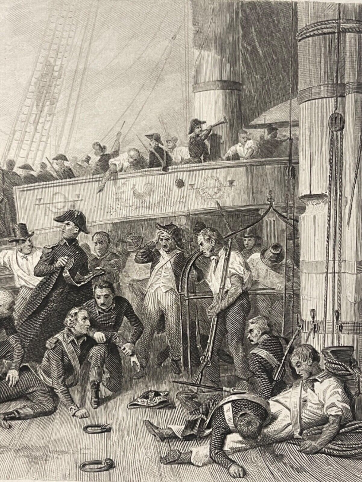 mort_amiral_magon_de_medine_a_trafalgar_1805_empire_napoleon_vers_1836_nelson