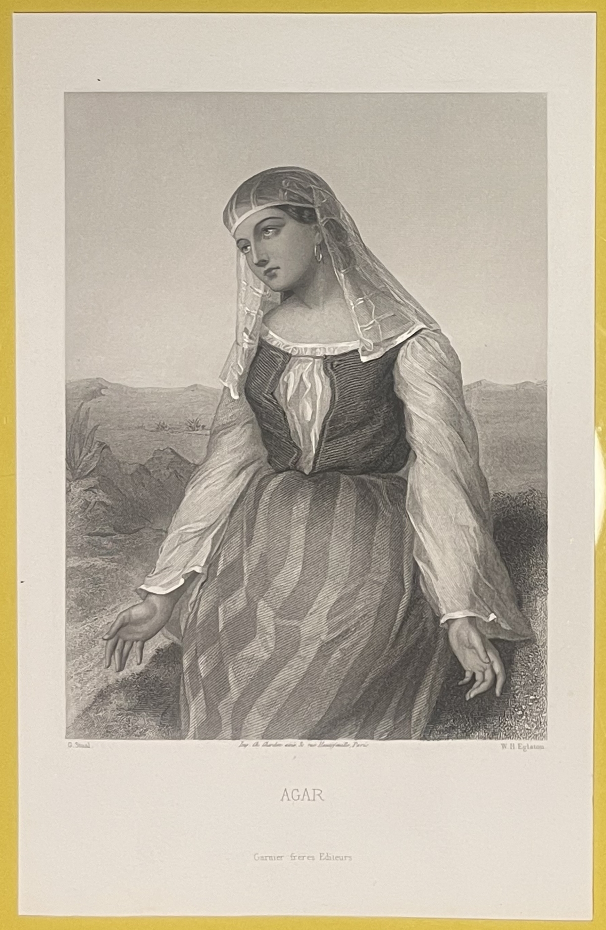 hagar_concubine_abraham_mere_ismael_par_g_staal_1814-1882_israel_genese_c_1847
