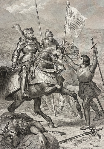 bataille_de_fornoue_1495_italie_parme_charles_viii_francois_ii_c_1840_chevalier
