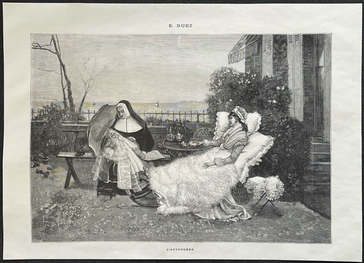 laccouchee_signe_e__duez_xylographie_c_1885_naissance_accouchement_enfant