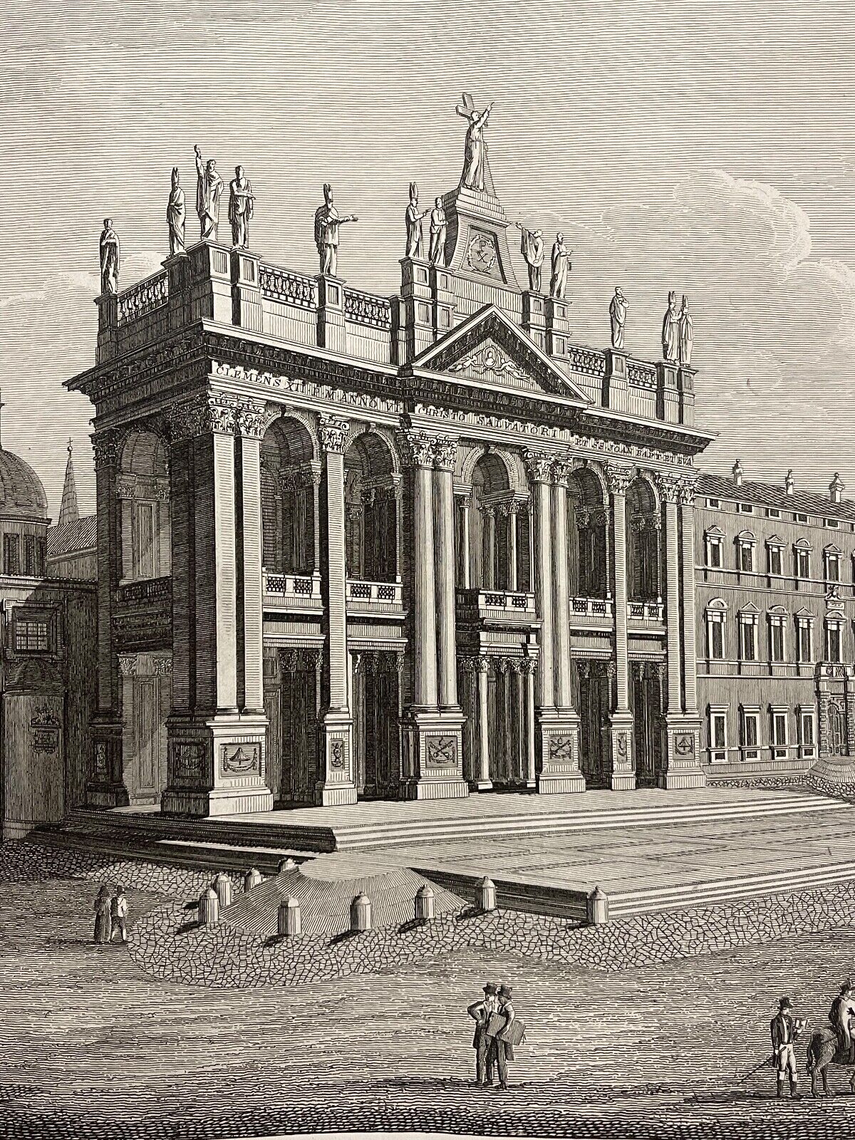 rome_piazza_san_giovanni_in_laterano_italie_gravure_de_1829
