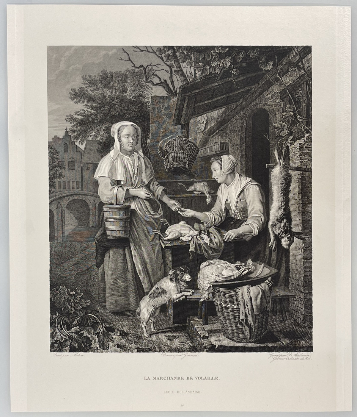 gabriel_metsu_1629-1667_la_marchande_de_volaille_burin_par_audoin_c_1850