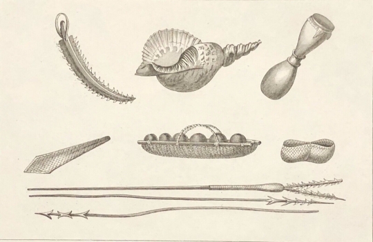 armes_conques_de_guerre_iles_carolines_micronesia_1836_xix_oceanie