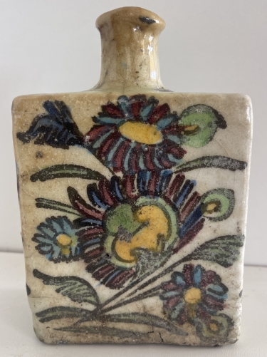flacon_d_iznik_turquie_ceramique_siliceuse_decor_floral_glacure_plombifere_xixe