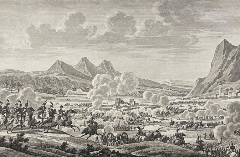 bataille_du_mont_thabor_1799_napoleon_bonaparte_revolution_1850_israel_swebach