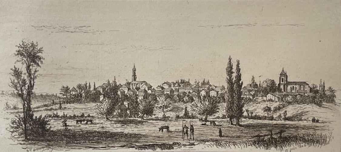 geaune_landes_gravure_de_1864_chalosse_tursan_nouvelle-aquitaine_france