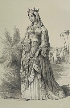 isabelle_d_aragon_1247-1271_reine_de_france_lithographie_de_1848_xixe
