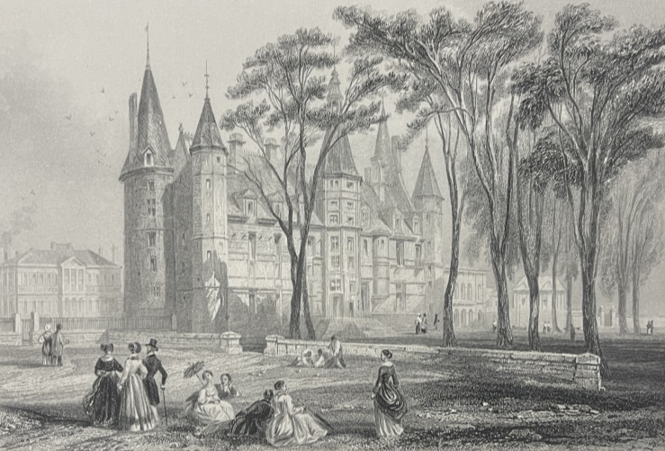 nevers_place_ducale_nievre_la_place_ducale_vers_1840_dapres_rouargue_france