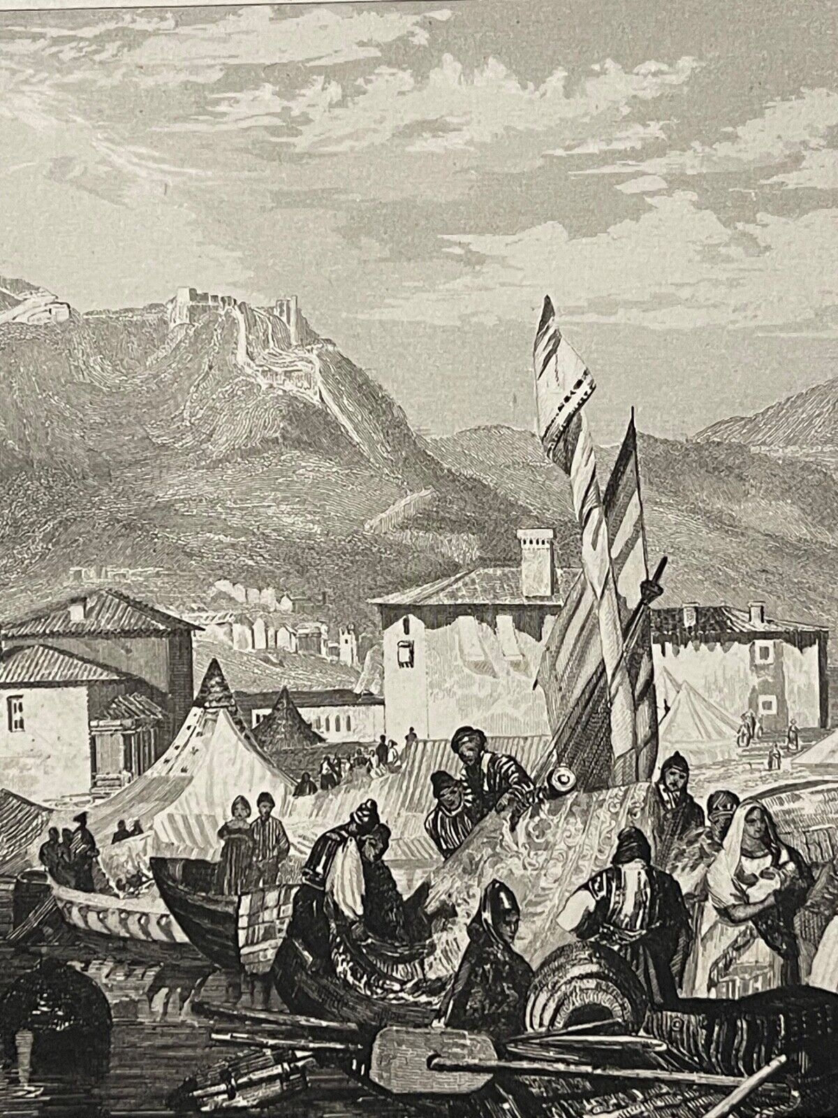 corinthe_grece_gravure_de_aubert_vers_1840