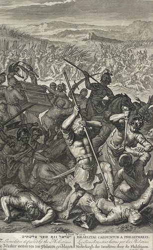 israel_les_israelites_sont_battus_par_les_philistins_dapres_hoet_tirage_1728