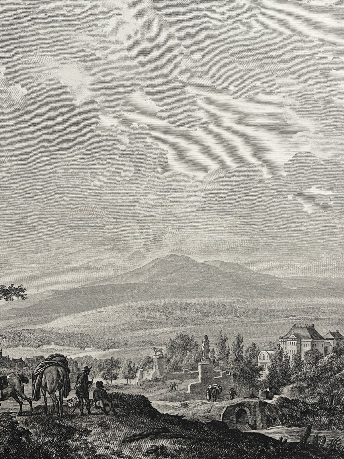 halte_de_chasseurs_dapres_wouwermans_gravure_au_burin_niquet_tirage_vers_1850