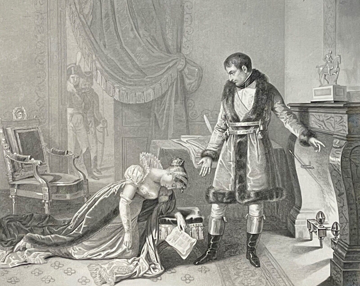 napoleon_bonaparte_accorde_princesse_hatzfeld_clemence_mari_empire_france_c1840