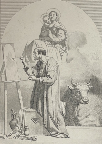 vision_de_saint_luc_gravure_1841_peintre_madone