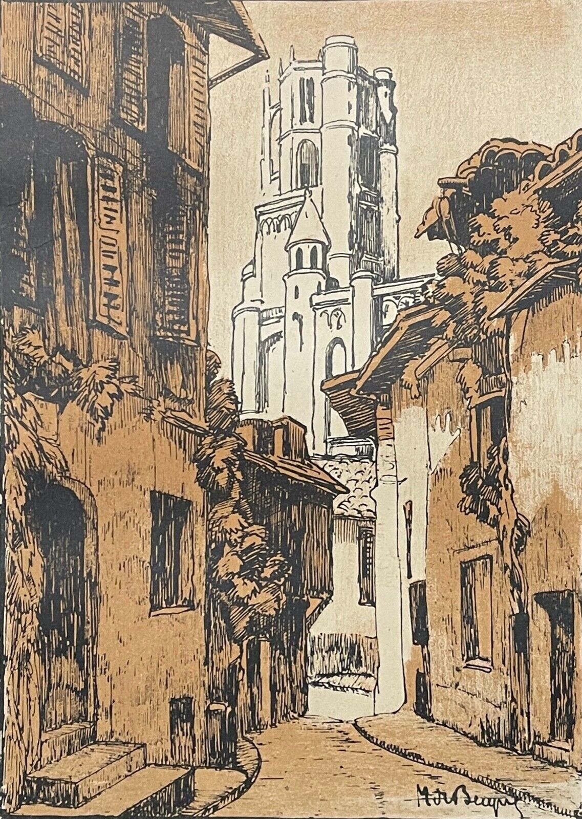 maurice_jaubert_de_becque_1878-1938_cathedrale_d_albi_france_vers_1930