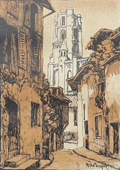 maurice_jaubert_de_becque_1878-1938_cathedrale_d_albi_france_vers_1930