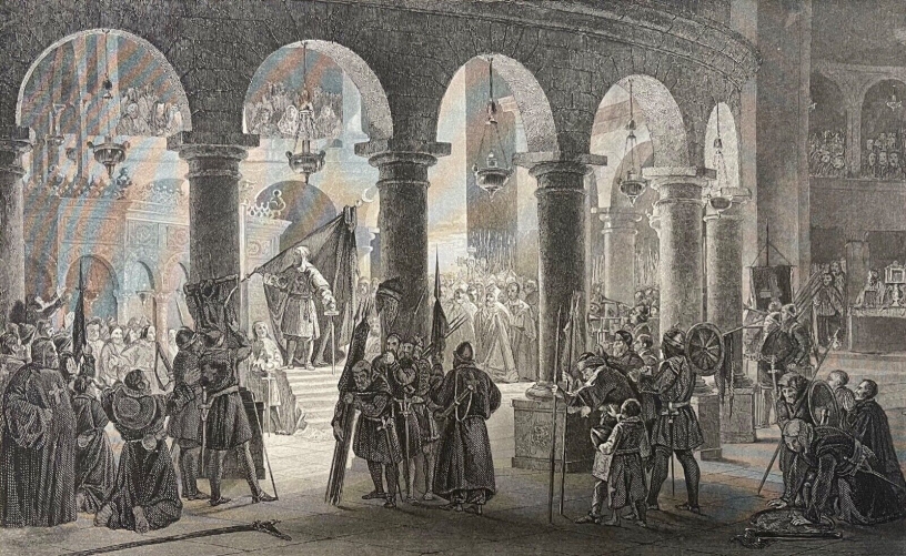 godefroy_de_bouillon_suspend_au_saint_sepulcre_les_trophees_ascalon_france_c1840