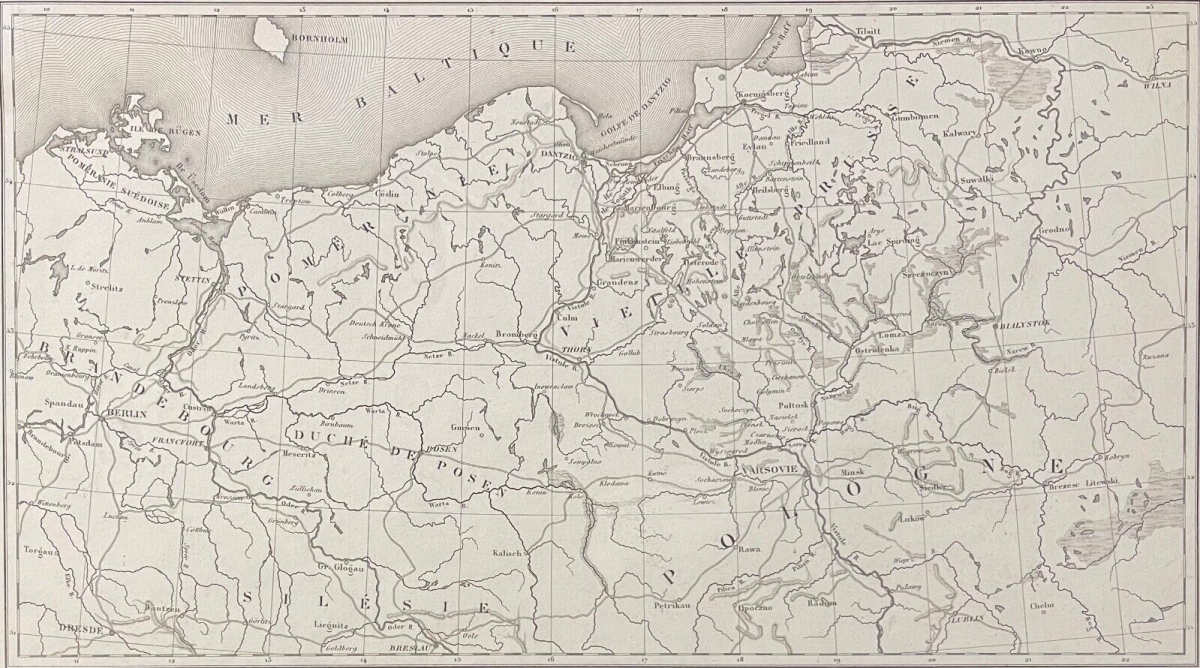 pologne_et_prusse_orientale_sous_empire_napoleon_bonaparte_carte_1848