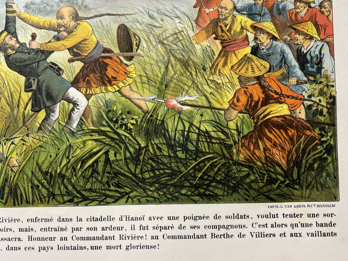 vietnam_1883_battle_of_paper_bridge_henri_riviere_antique_colour_print