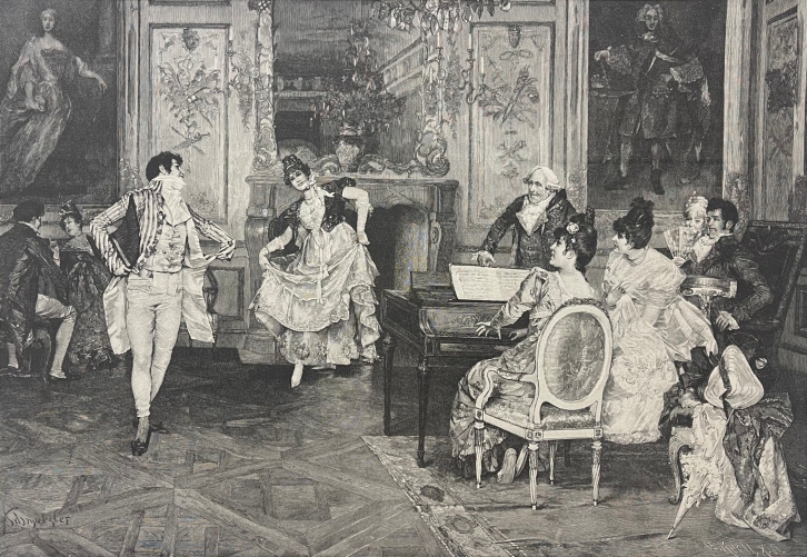 le_menuet_dapres_schmutzler_xylographie_par_krell_1873_danse_musique_baroque