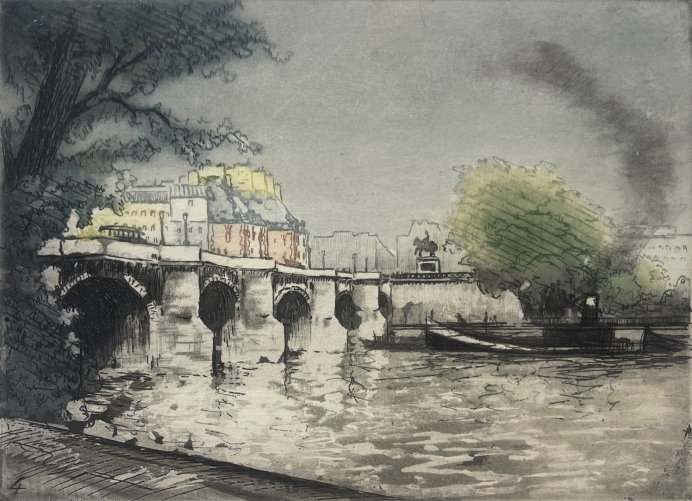 paris_pont_neuf_aquatint_signed_e__camus_showing_the_bridge_over_the_seine_with_boats_trees_and_an_equestrian_statue_
