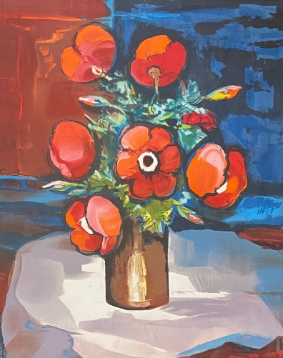 bruno_perino_bouquet_danemones_lithographie_1980