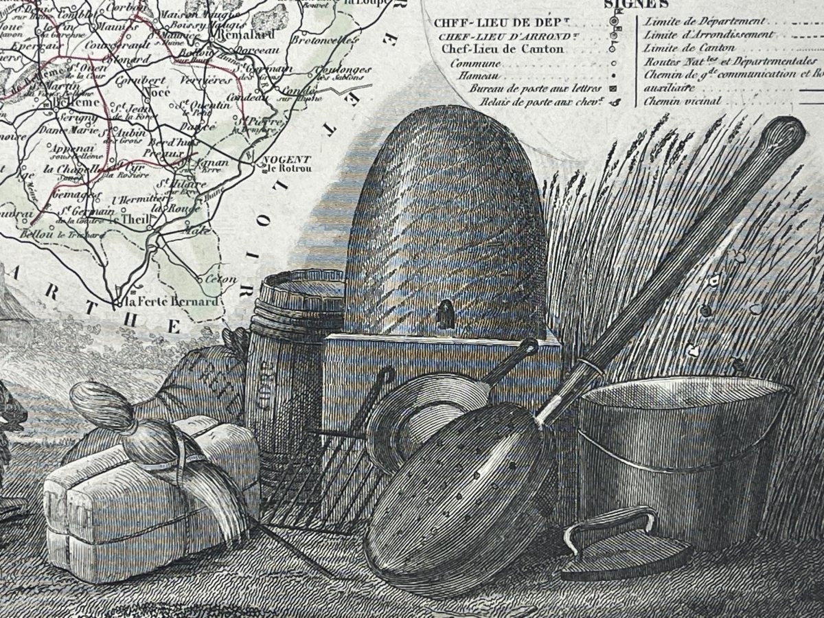 orne_departement_carte_originale_de_1850_france_normandie