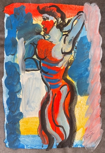 culturisme_bodybuilding_gouache_sur_papier_signee_vers_1990_sport