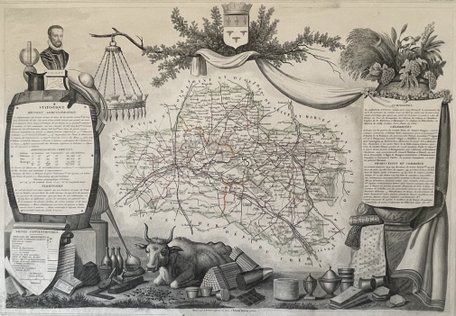 loiret_departement_carte_de_1850_france
