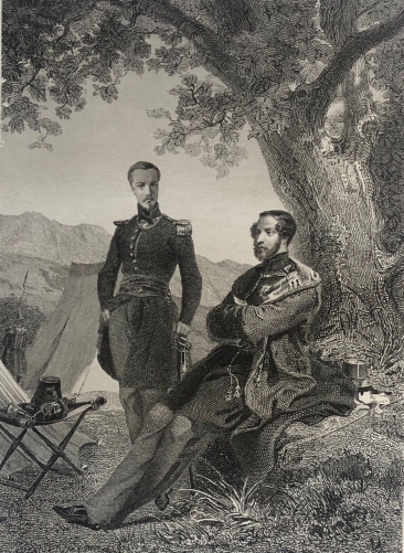 les_ducs_d???orleans_et_d_aumale_au_camp_dalfroun_algerie_xixe_vers_1850