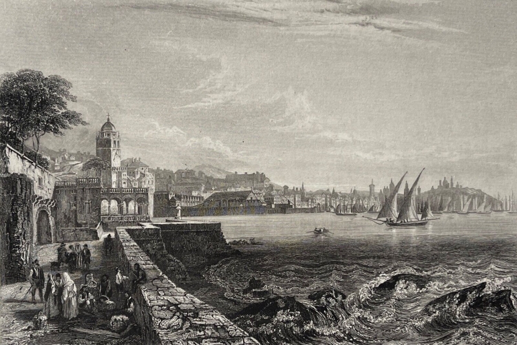 genes_genova_par_rouargue_circa_1843_italia_italie