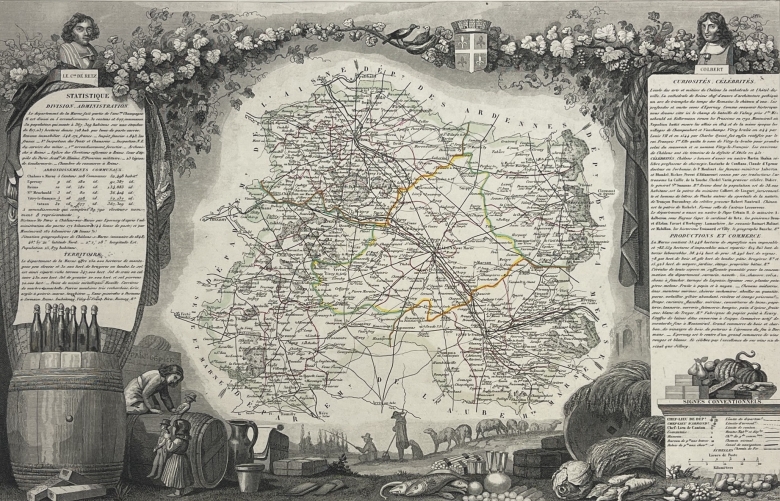 mayenne_departement_carte_originale_de_1850_france